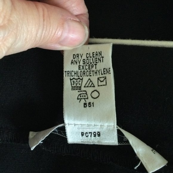 Geoffrey Beane Sport Vintage Black Dress, Size 2 - Picture 6 of 6